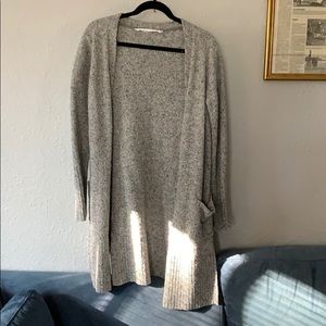Athleta grey wool cardigan